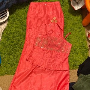 Pink two piece, size small to extra small